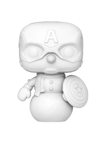 Figurine Funko Pop! N°532 - Captain America - Cap Snowman(diy)(wh)